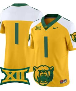 Team Jersey #1 Baylor Bears 2026 Vapor Limited Stitched by My Store NCAA Football Jerseys