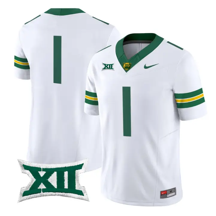Team Jersey #1 Baylor Bears 2026 Vapor Limited Stitched by My Store NCAA Football Jerseys