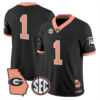 Team Jersey #1 Georgia Bulldogs 2026 The Big Peach Stitched - Top Wow Design Team Jersey #1 Georgia Bulldogs 2026 The Big Peach Stitched