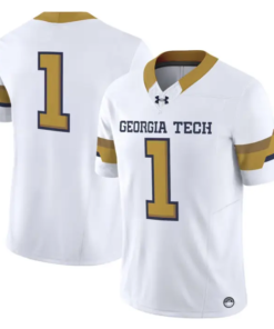 Team Jersey #1 Georgia Tech Yellow Jackets 2026 Vapor Limited Stitched by My Store NCAA Football Jerseys