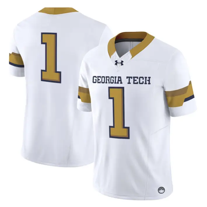 Team Jersey #1 Georgia Tech Yellow Jackets 2026 Vapor Limited Stitched by My Store NCAA Football Jerseys