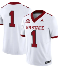 Team Jersey #1 New Mexico State 2026 Vapor Limited Stitched by My Store NCAA Football Jerseys