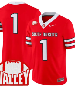 Team Jersey #1 South Dakota 2026 Vapor Limited Stitched by My Store NCAA Football Jerseys