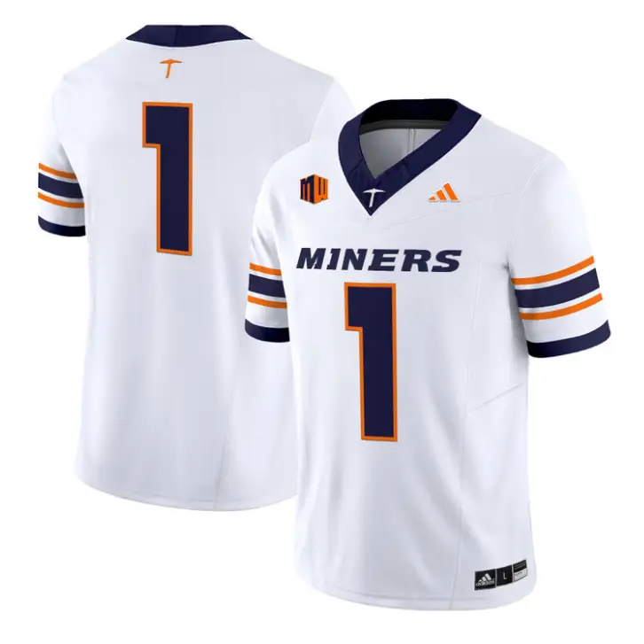 Team Jersey #1 UTEP Miners 2016 Vapor Limited Stitched by My Store NCAA Football Jerseys
