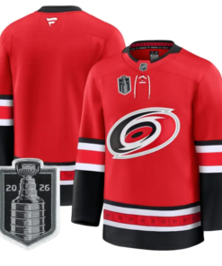 Team Jersey Blank Carolina Hurricanes 2026 Stanley Cup Stitched by Hockey David