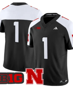 Team Jersey Blank Nebraska Cornhuskers 2026 Vapor Limited Stitched by My Store NCAA Football Jerseys