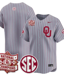 Team Jersey Blank Oklahoma 2026 National Champions Patch Stitched by My Store