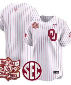Team Jersey Blank Oklahoma 2026 National Champions Patch Stitched by My Store