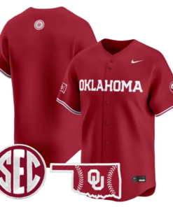 Team Jersey Blank Oklahoma Sooners Baseball 2026 Vapor Stitched by My Store