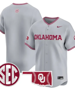 Team Jersey Blank Oklahoma Sooners Baseball 2026 Vapor Stitched by My Store