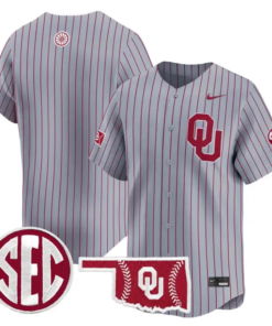 Team Jersey Blank Oklahoma Sooners Baseball 2026 Vapor Stitched by My Store