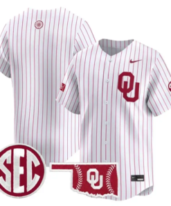Team Jersey Blank Oklahoma Sooners Baseball 2026 Vapor Stitched by My Store