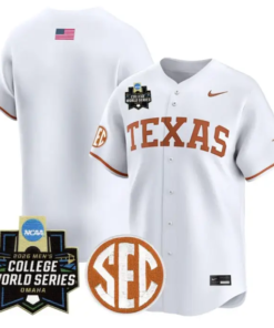 Team Jersey Blank Texas Longhorns 2026 World Series Vapor Stitched Gray by My Store