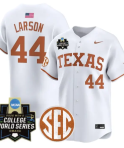 Texas Orange Jersey #44 Texas Longhorns 2026 World Series Stitched by My Store