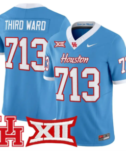 Third Ward Jersey #713 Houston Cougars 2026 Vapor Limited Stitched by My Store NCAA Football Jerseys