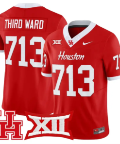 Third Ward Jersey #713 Houston Cougars 2026 Vapor Limited Stitched by My Store NCAA Football Jerseys