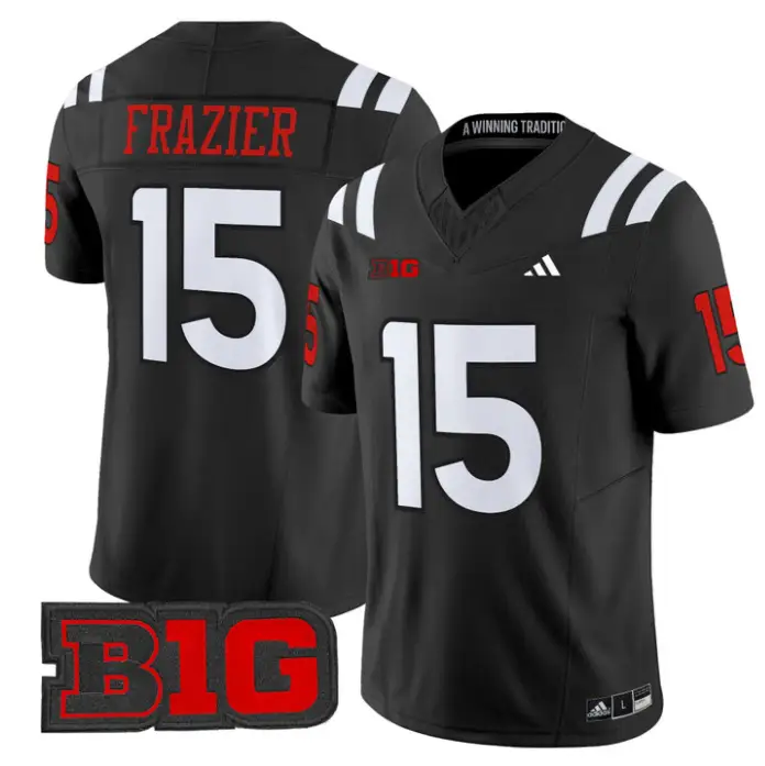 Tommie Frazier Jersey #15 Nebraska Cornhuskers 2026 Vapor Stitched by My Store NCAA Football Jerseys