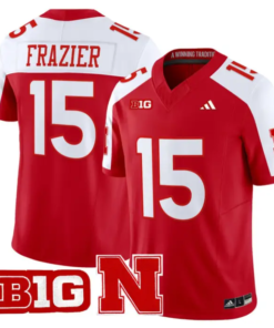 Tommie Frazier Jersey #15 Nebraska Cornhuskers 2026 Vapor Stitched by My Store NCAA Football Jerseys
