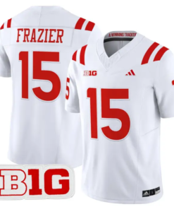 Tommie Frazier Jersey #15 Nebraska Cornhuskers 2026 Vapor Stitched by My Store NCAA Football Jerseys
