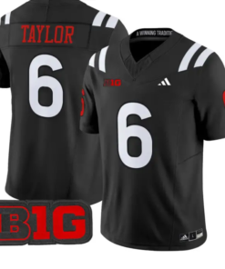 Trae Taylor Jersey #6 Nebraska Cornhuskers 2026 Vapor Limited Stitched by My Store NCAA Football Jerseys