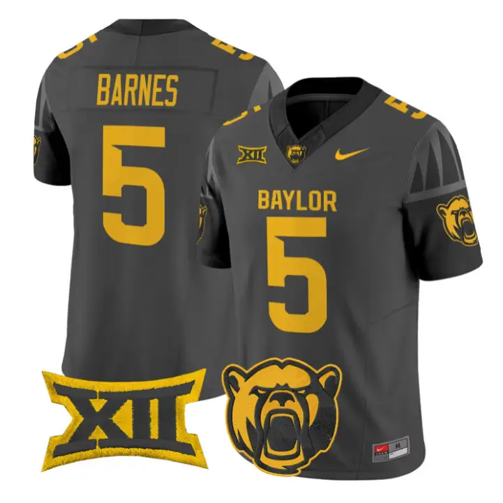 Travion Barnes Jersey #5 Baylor Bears 2026 Vapor Limited Stitched by My Store NCAA Football Jerseys