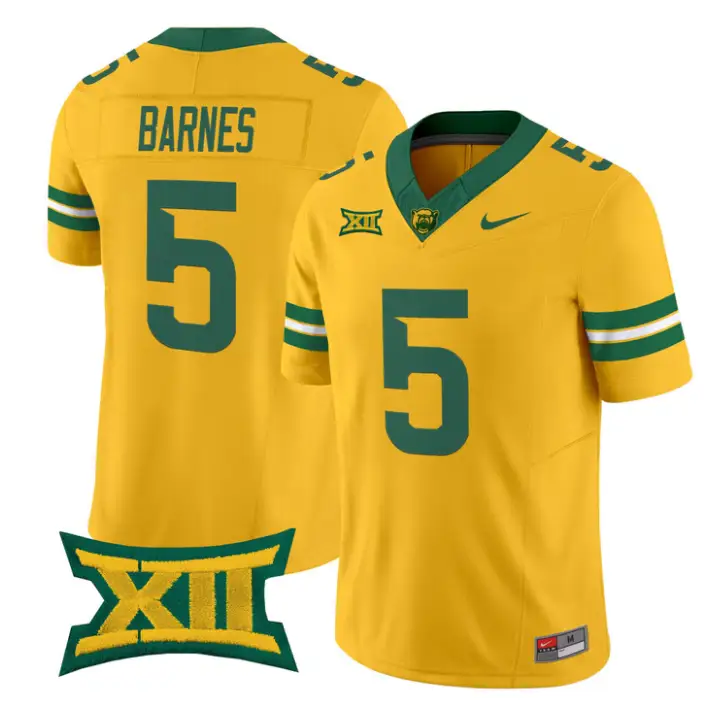 Travion Barnes Jersey #5 Baylor Bears 2026 Vapor Limited Stitched by My Store NCAA Football Jerseys