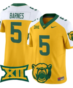 Travion Barnes Jersey #5 Baylor Bears 2026 Vapor Limited Stitched by My Store NCAA Football Jerseys