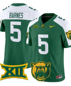 Travion Barnes Jersey #5 Baylor Bears 2026 Vapor Limited Stitched by My Store NCAA Football Jerseys