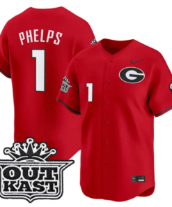 Tre Phelps Jersey #1 Georgia Bulldogs Baseball 2026 Outkast Stitched by My Store