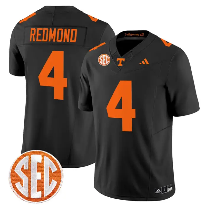Ty Redmond Jersey #4 Tennessee Vols 2026 Vapor Limited Stitched by My Store NCAA Football Jerseys