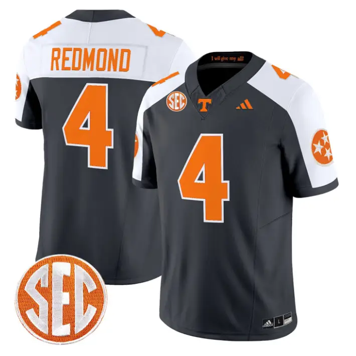 Ty Redmond Jersey #4 Tennessee Vols 2026 Vapor Limited Stitched by My Store NCAA Football Jerseys