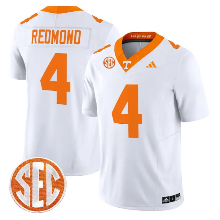 Ty Redmond Jersey #4 Tennessee Vols 2026 Vapor Limited Stitched by My Store NCAA Football Jerseys