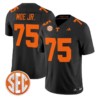 Wendell Moe Jr Jersey #75 Tennessee Vols 2026 Vapor Limited Stitched - Top Wow Design Wendell Moe Jr Jersey #75 Tennessee Vols 2026 Vapor Limited Stitched