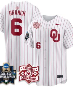 Oklahoma Sooners 2026 NCAA Baseball College World Series Champions Vapor Jersey - Stitched by Oklahoma Sooners