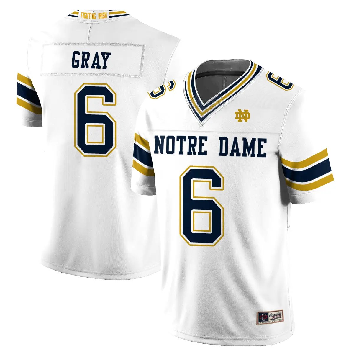 Notre Dame Fighting Irish 2026 Shamrock Series Football Vapor Jersey - Stitched by Notre Dame Fighting Irish