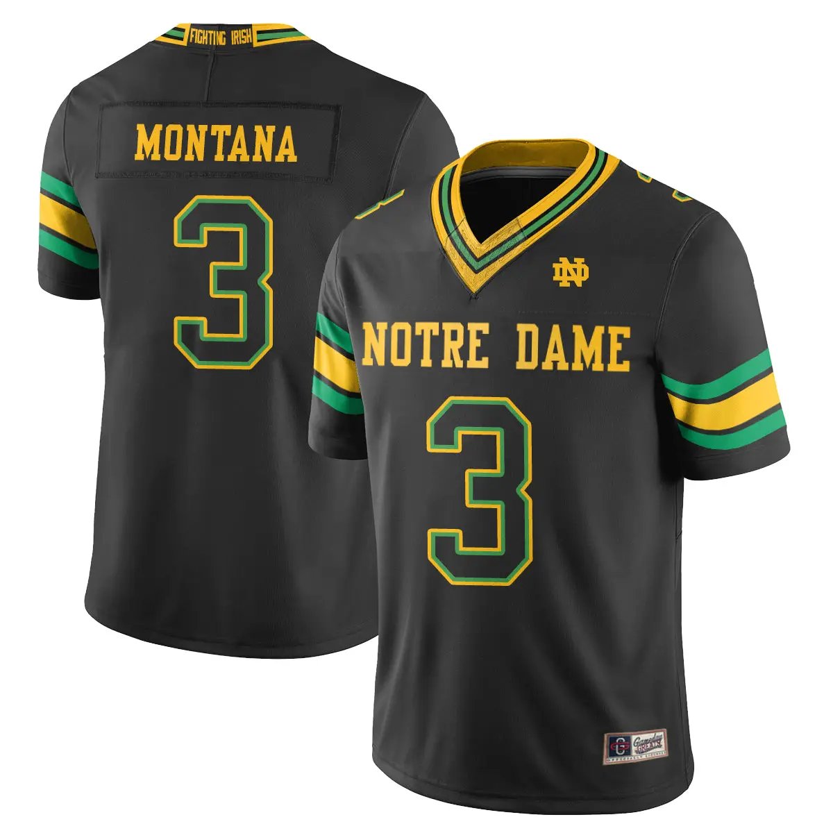 Notre Dame Fighting Irish 2026 Shamrock Series Football Vapor Jersey - Stitched by Notre Dame Fighting Irish