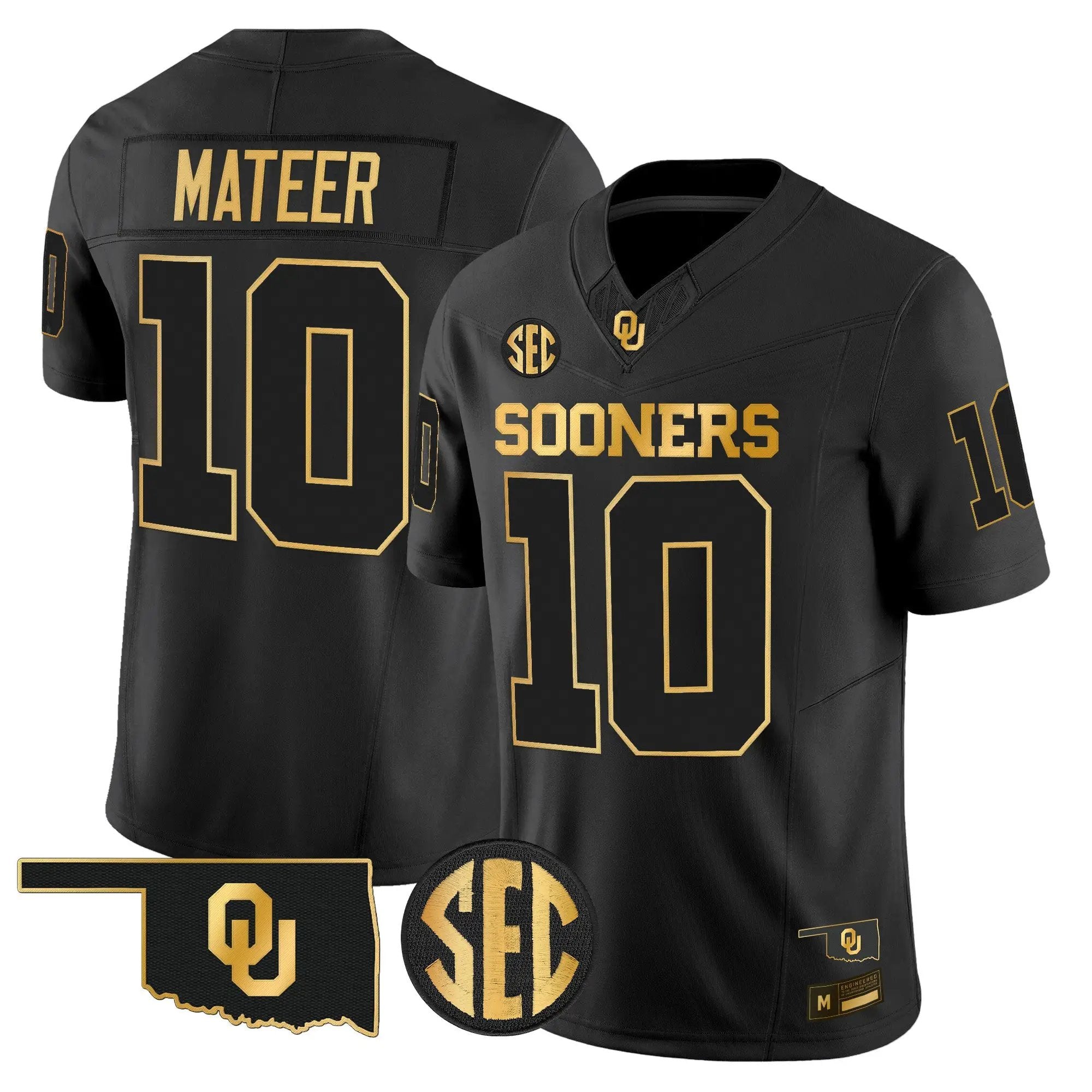 Oklahoma Sooners 2026 Gold Vapor Limited Jersey - Stitched - Top Wow Design Oklahoma Sooners 2026 Gold Vapor Limited Jersey - Stitched