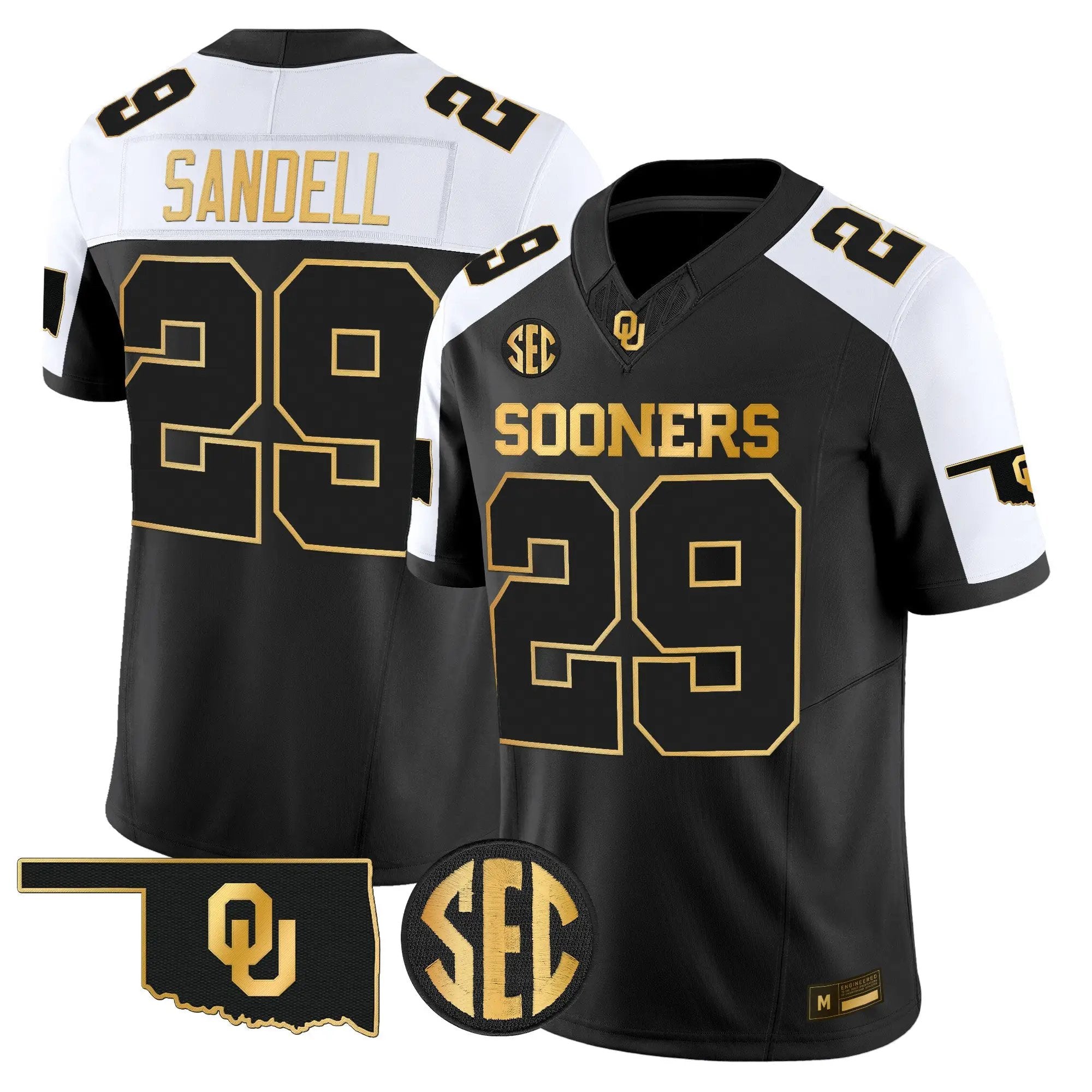 mens-oklahoma-sooners-2026-gold-vapor-limited-jersey-all-stitched-37 - Top Wow Design Oklahoma Sooners 2026 Gold Vapor Limited Jersey - Stitched