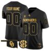 Oklahoma Sooners 2026 Gold Vapor Limited Custom Jersey - Stitched - Top Wow Design Oklahoma Sooners 2026 Gold Vapor Limited Custom Jersey - Stitched