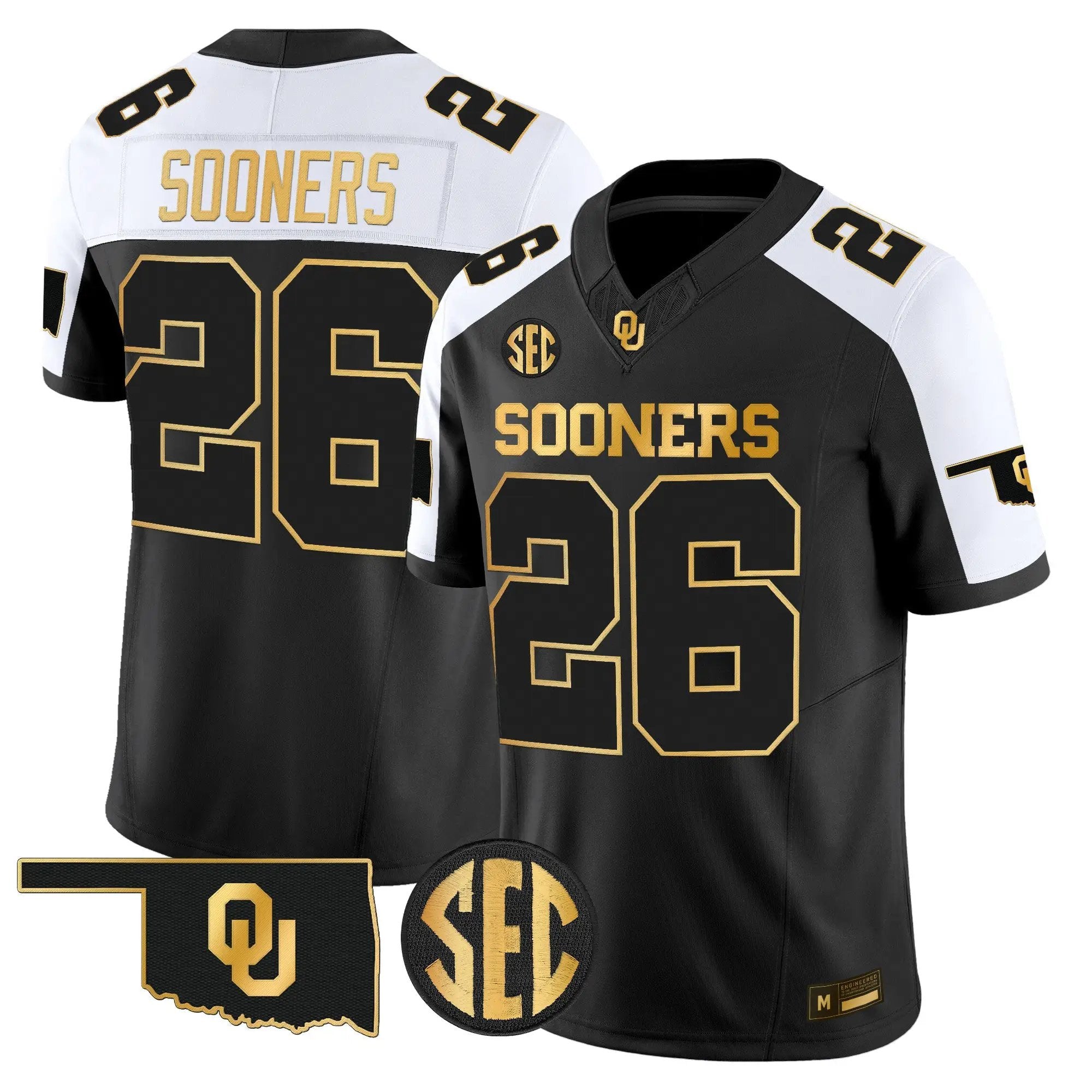 mens-oklahoma-sooners-2026-gold-vapor-limited-jersey-all-stitched-38 - Top Wow Design Oklahoma Sooners 2026 Gold Vapor Limited Jersey - Stitched