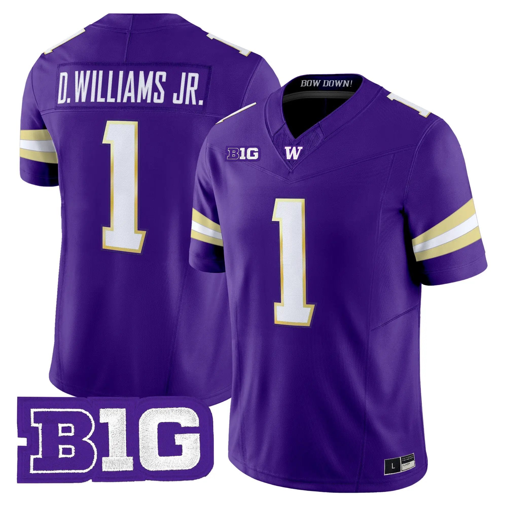 Washington Huskies 2026 Vapor Limited Jersey - Stitched - Top Wow Design Washington Huskies 2026 Vapor Limited Jersey - Stitched