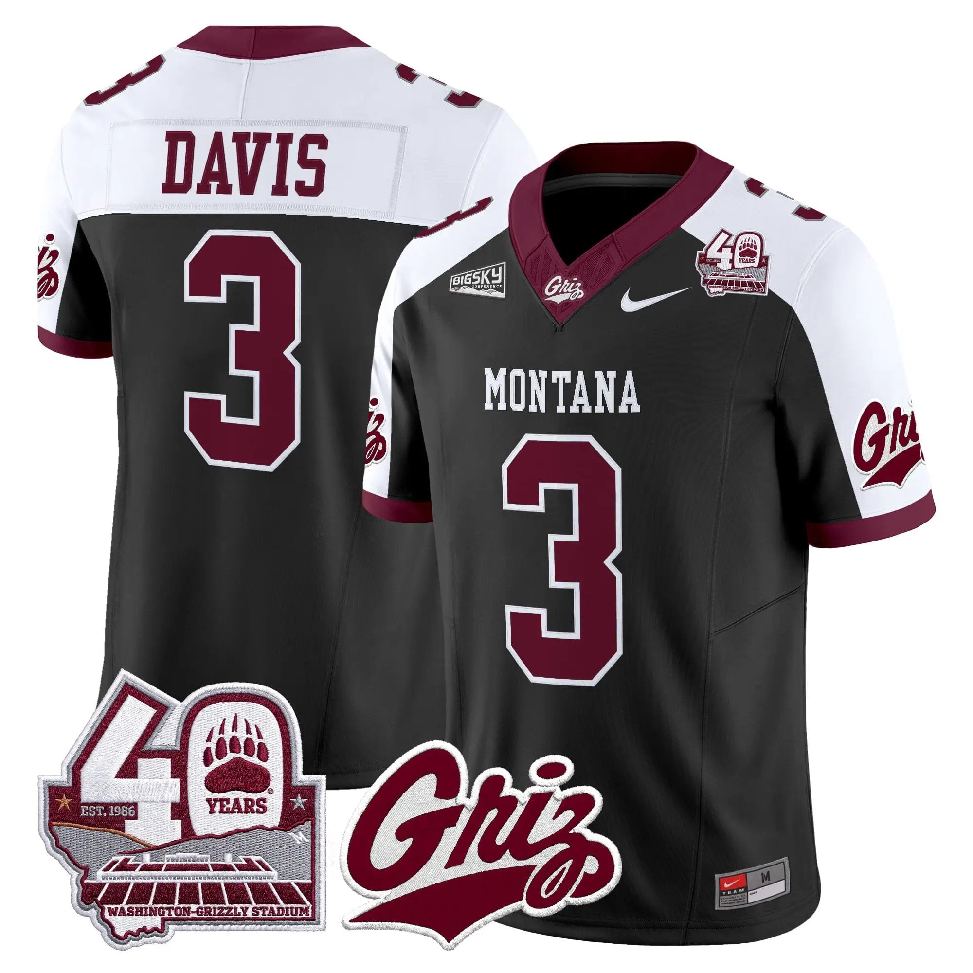 montana-grizzlies-2026-vapor-limited-jersey-40th-anniversary-patch-all-stitched-34 - Top Wow Design Montana Grizzlies 2026 Vapor Limited Jersey - 40th Anniversary Patch - Stitched