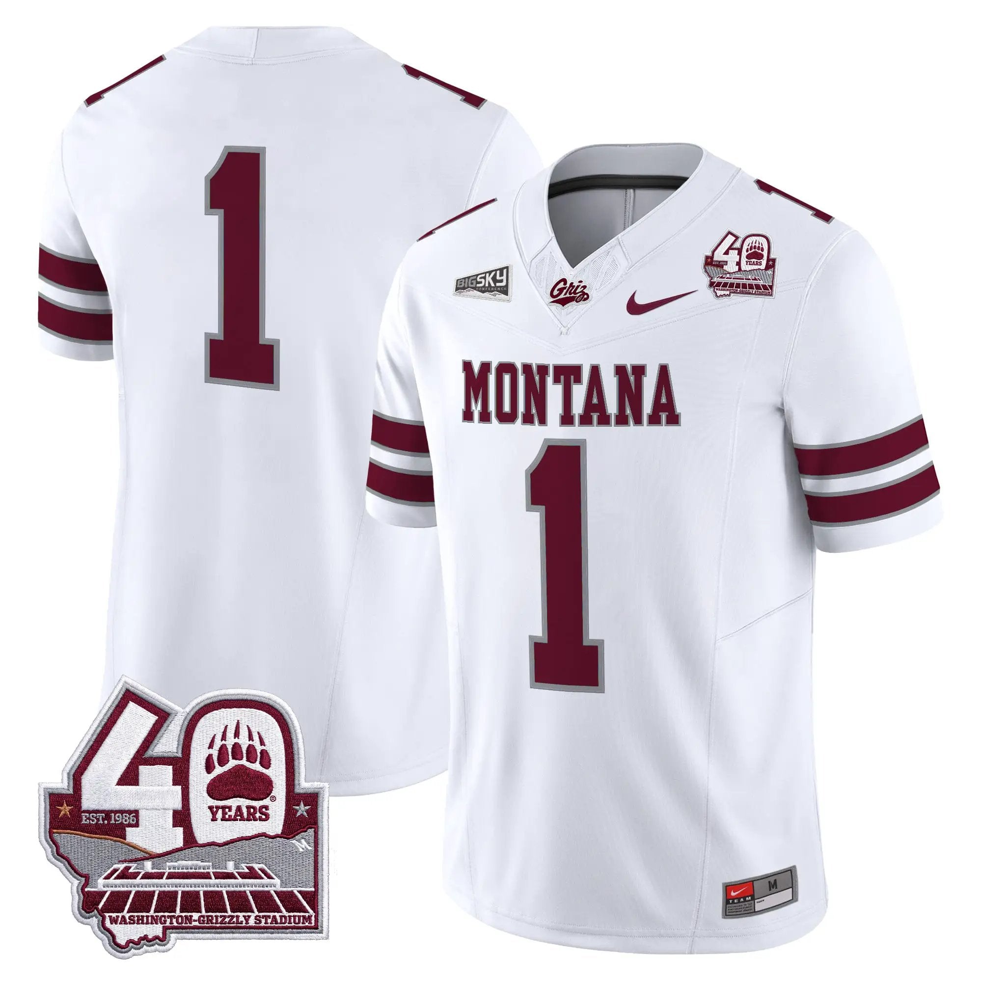 montana-grizzlies-2026-vapor-limited-jersey-40th-anniversary-patch-all-stitched-22 - Top Wow Design Montana Grizzlies 2026 Vapor Limited Jersey - 40th Anniversary Patch - Stitched