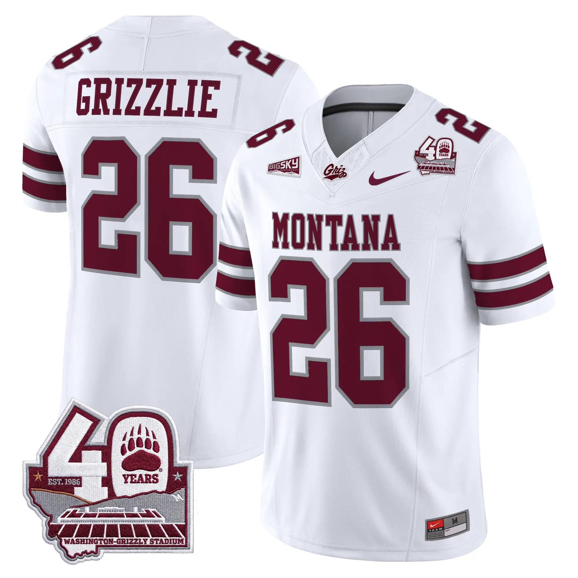montana-grizzlies-2026-vapor-limited-jersey-40th-anniversary-patch-all-stitched-21 - Top Wow Design Montana Grizzlies 2026 Vapor Limited Jersey - 40th Anniversary Patch - Stitched
