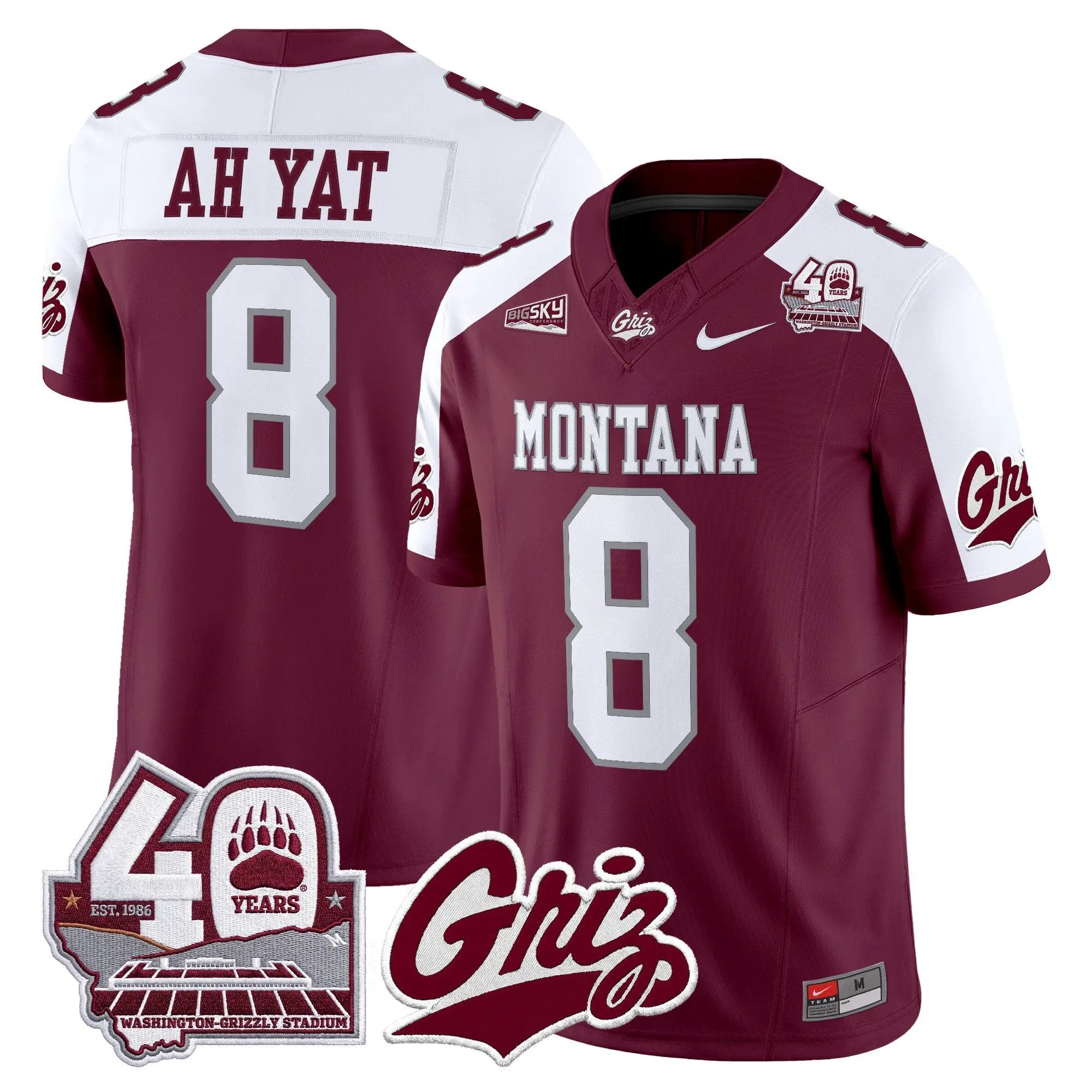 montana-grizzlies-2026-vapor-limited-jersey-40th-anniversary-patch-all-stitched-23 - Top Wow Design Montana Grizzlies 2026 Vapor Limited Jersey - 40th Anniversary Patch - Stitched