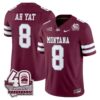 Montana Grizzlies 2026 Vapor Limited Jersey - 40th Anniversary Patch - Stitched