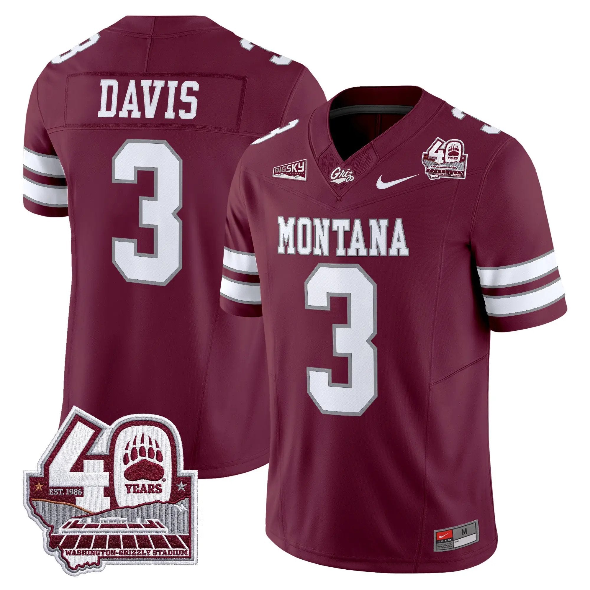 montana-grizzlies-2026-vapor-limited-jersey-40th-anniversary-patch-all-stitched-03 - Top Wow Design Montana Grizzlies 2026 Vapor Limited Jersey - 40th Anniversary Patch - Stitched