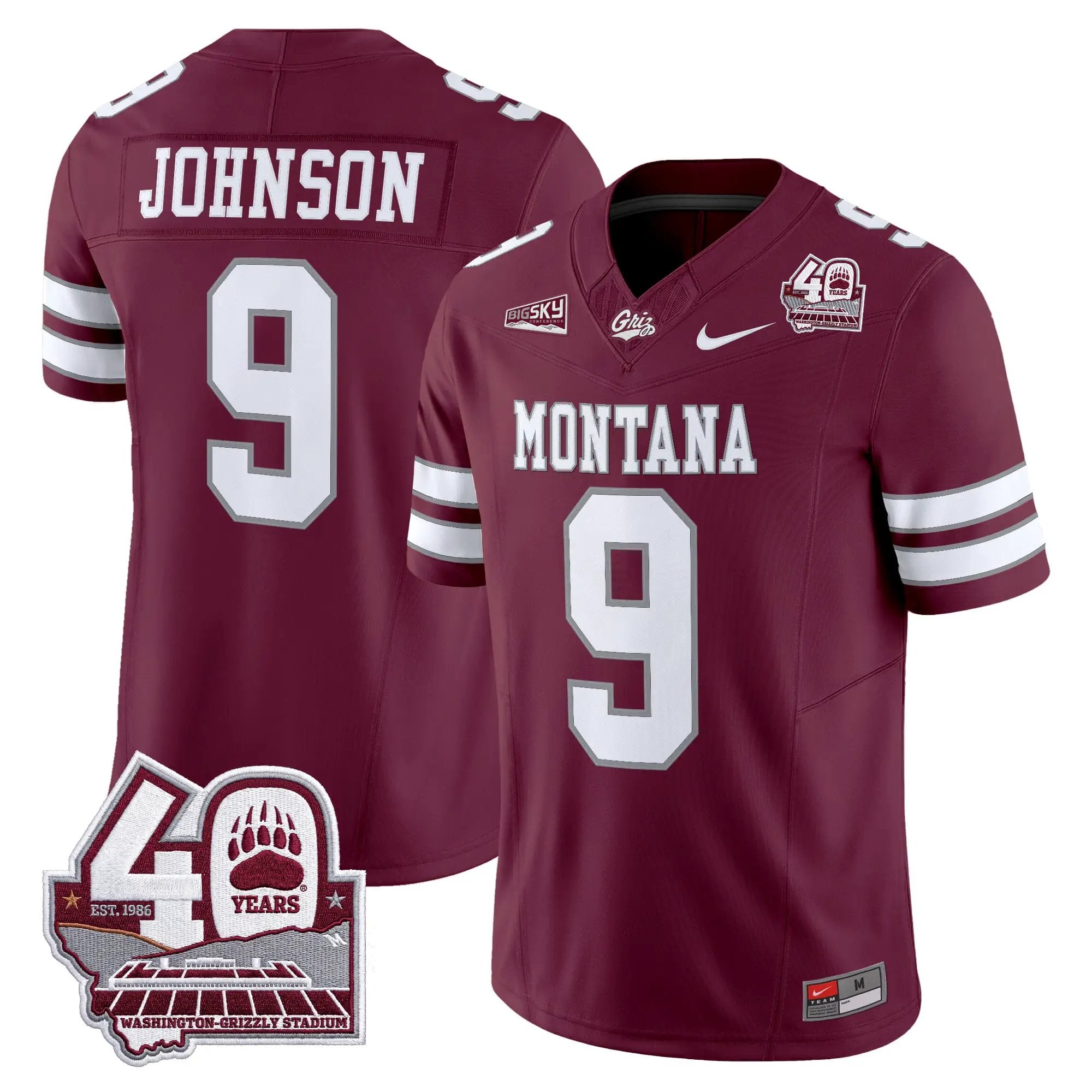 montana-grizzlies-2026-vapor-limited-jersey-40th-anniversary-patch-all-stitched-04 - Top Wow Design Montana Grizzlies 2026 Vapor Limited Jersey - 40th Anniversary Patch - Stitched