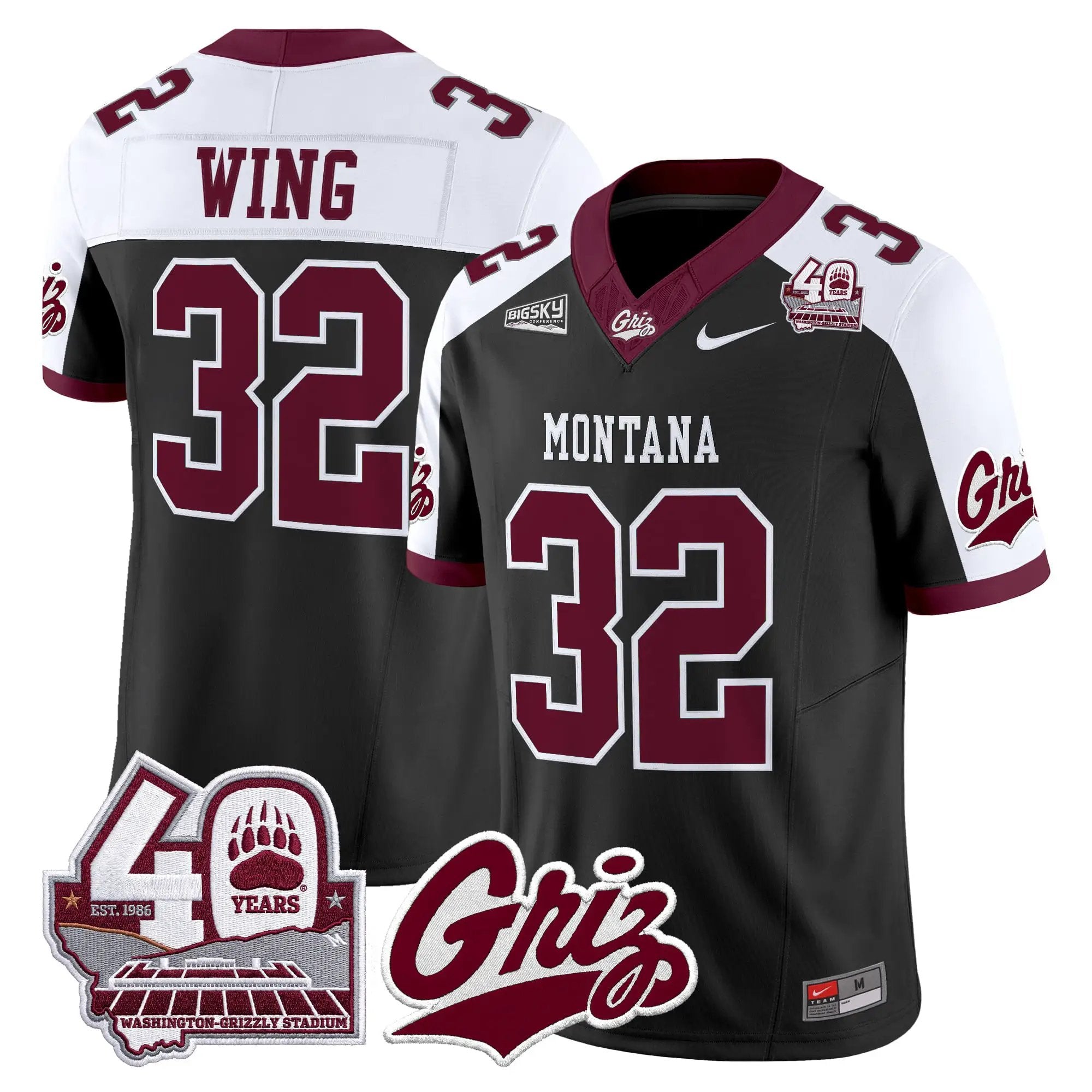 montana-grizzlies-2026-vapor-limited-jersey-40th-anniversary-patch-all-stitched-33 - Top Wow Design Montana Grizzlies 2026 Vapor Limited Jersey - 40th Anniversary Patch - Stitched