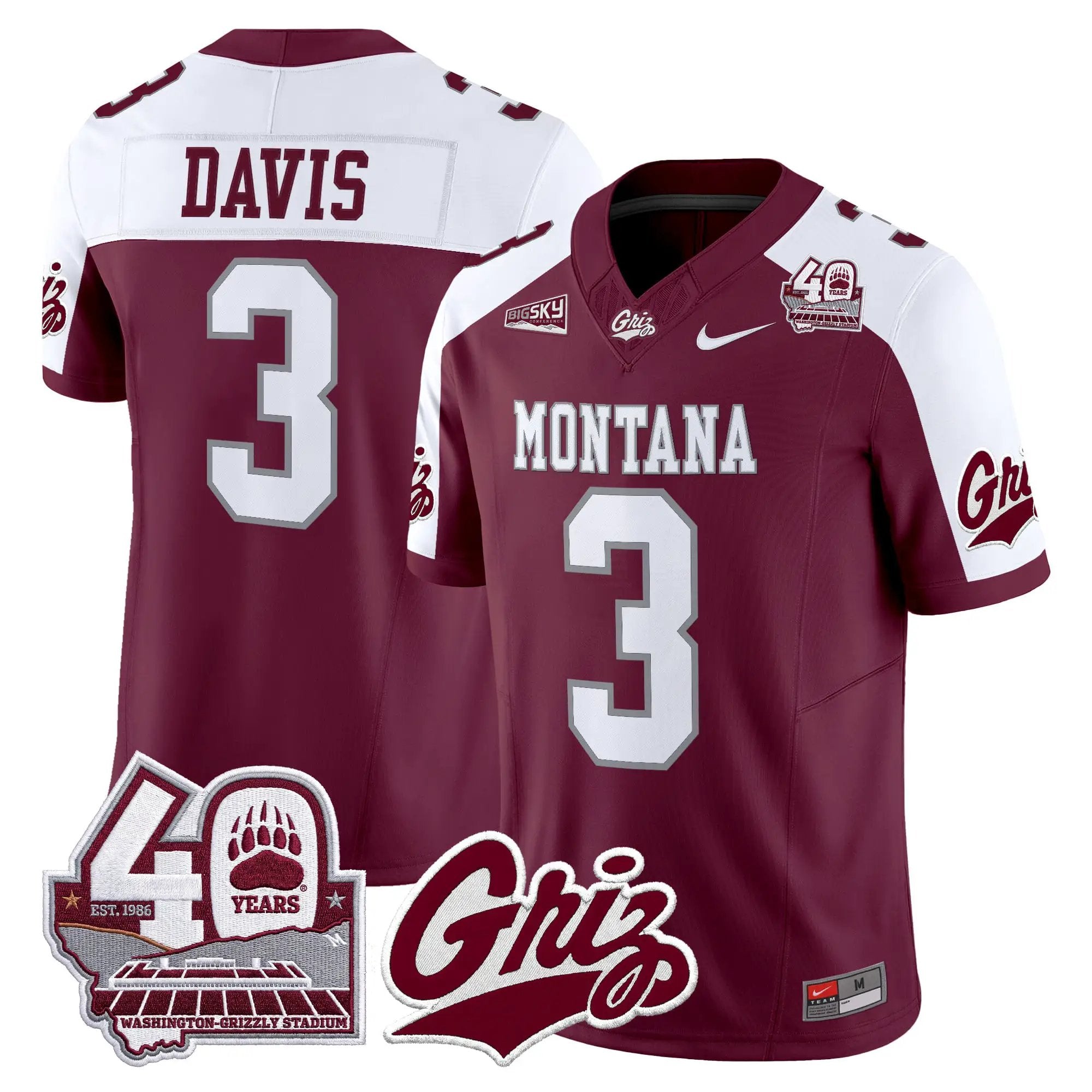 montana-grizzlies-2026-vapor-limited-jersey-40th-anniversary-patch-all-stitched-25 - Top Wow Design Montana Grizzlies 2026 Vapor Limited Jersey - 40th Anniversary Patch - Stitched